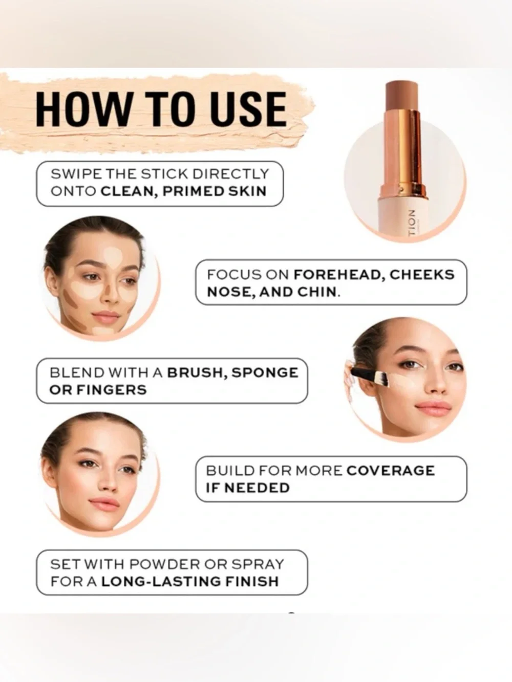 F12 Revolution Makeup Fast Base Stick Foundation